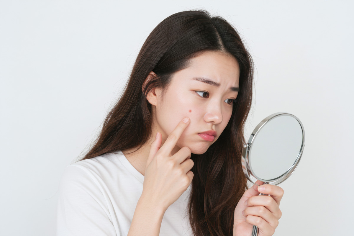 여드름 피부